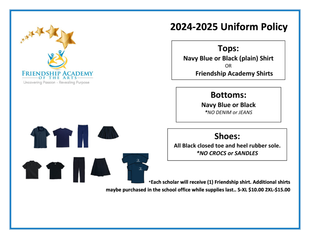 2024-2025 FAA School Uniform Policy